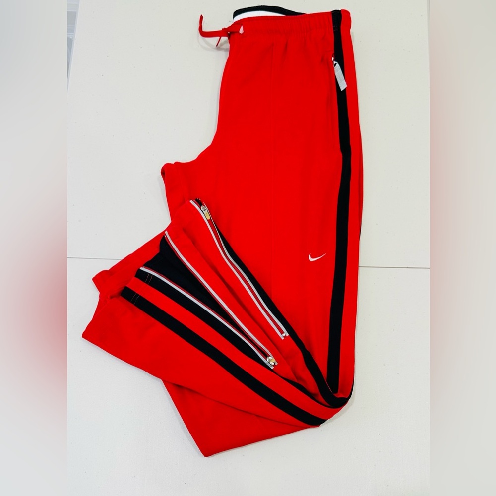Nike Dri-Fit Women’s Athletic Pants Red With Pockets Size M‎